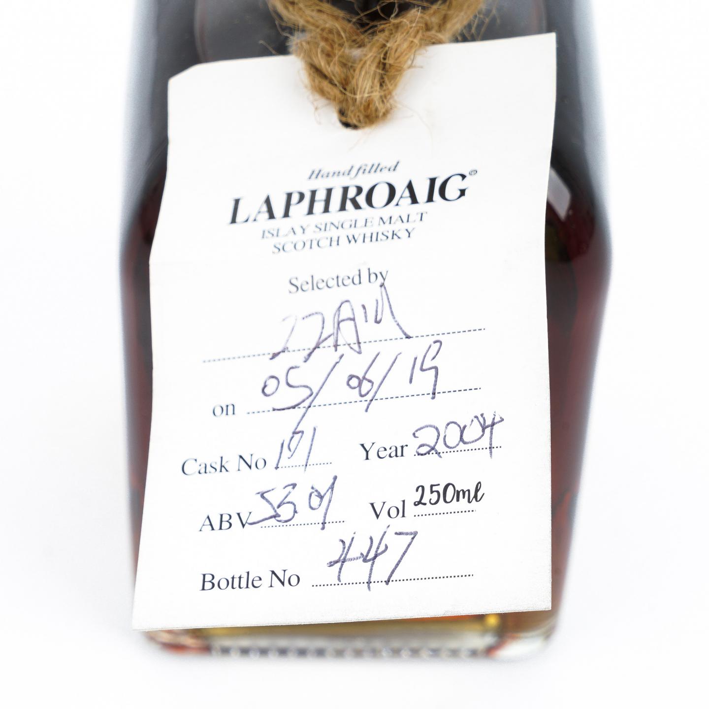 【中样】Laphroaig 拉弗格 2004-2019 手工装瓶 250ml