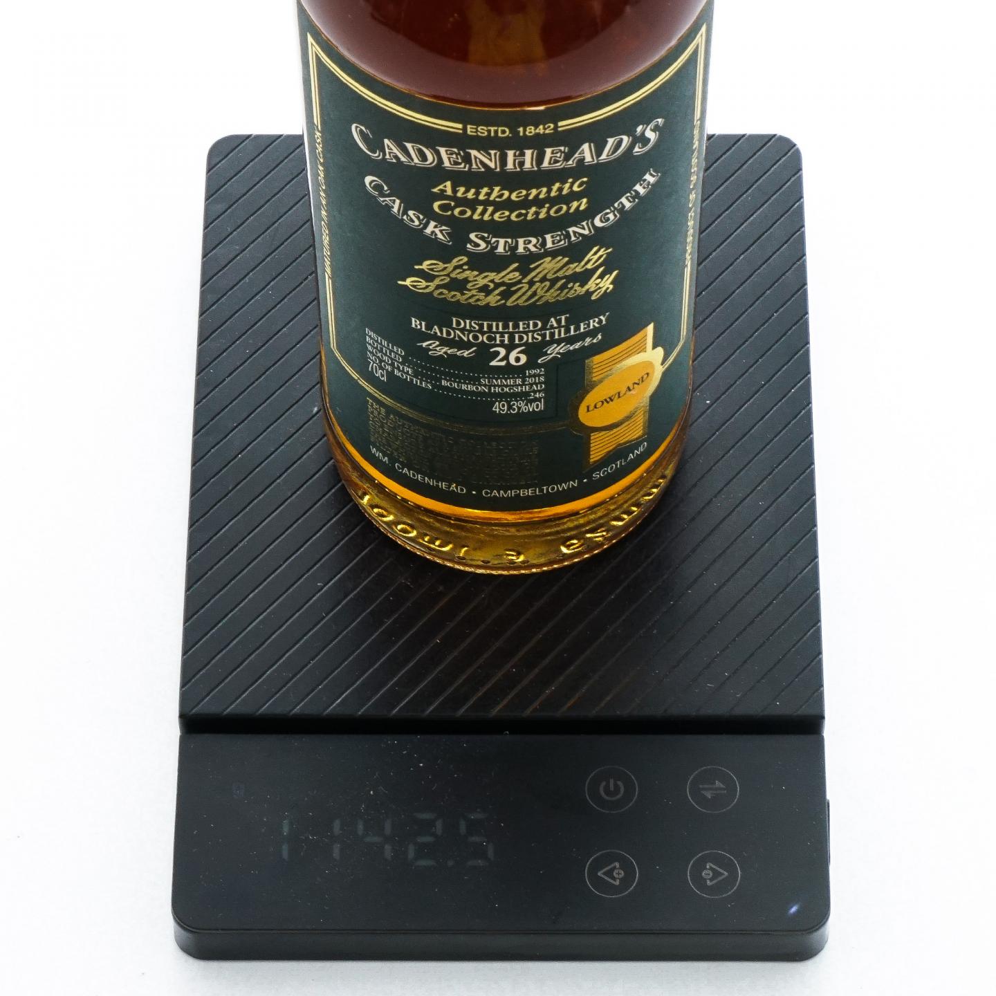 Bladnoch 磐火 26年 1992-2018 Cadenhead 单桶桶强