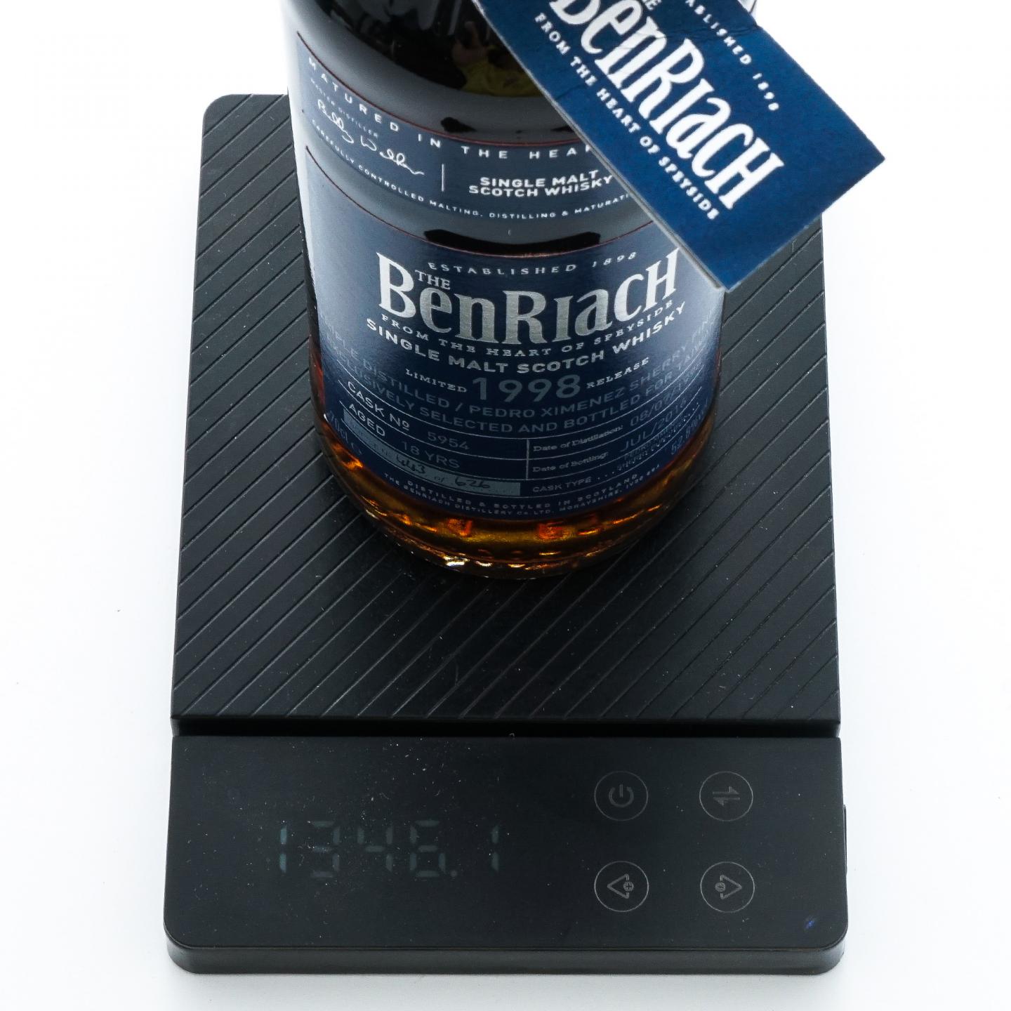 BenRiach 本利亚克 18年 1998-2016 雪莉桶后熟#5954