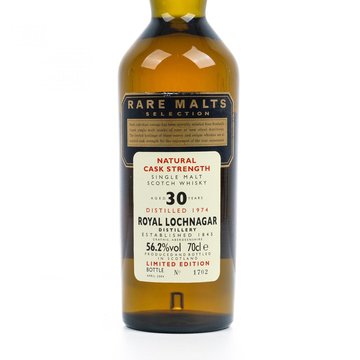 Royal Lochnagar 皇家蓝勋 30年 1974-2004 RMS