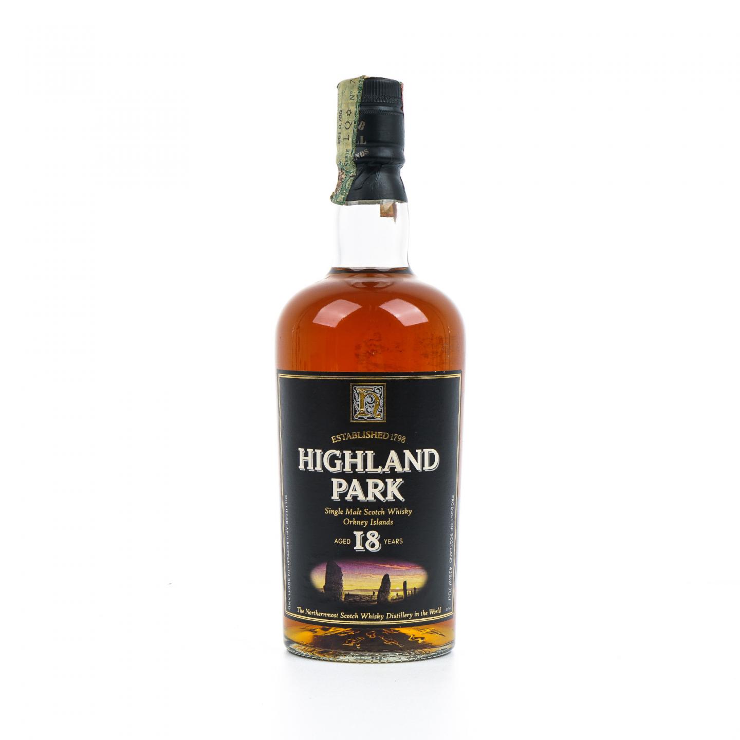 Highland Park 高原骑士 18年 旧版