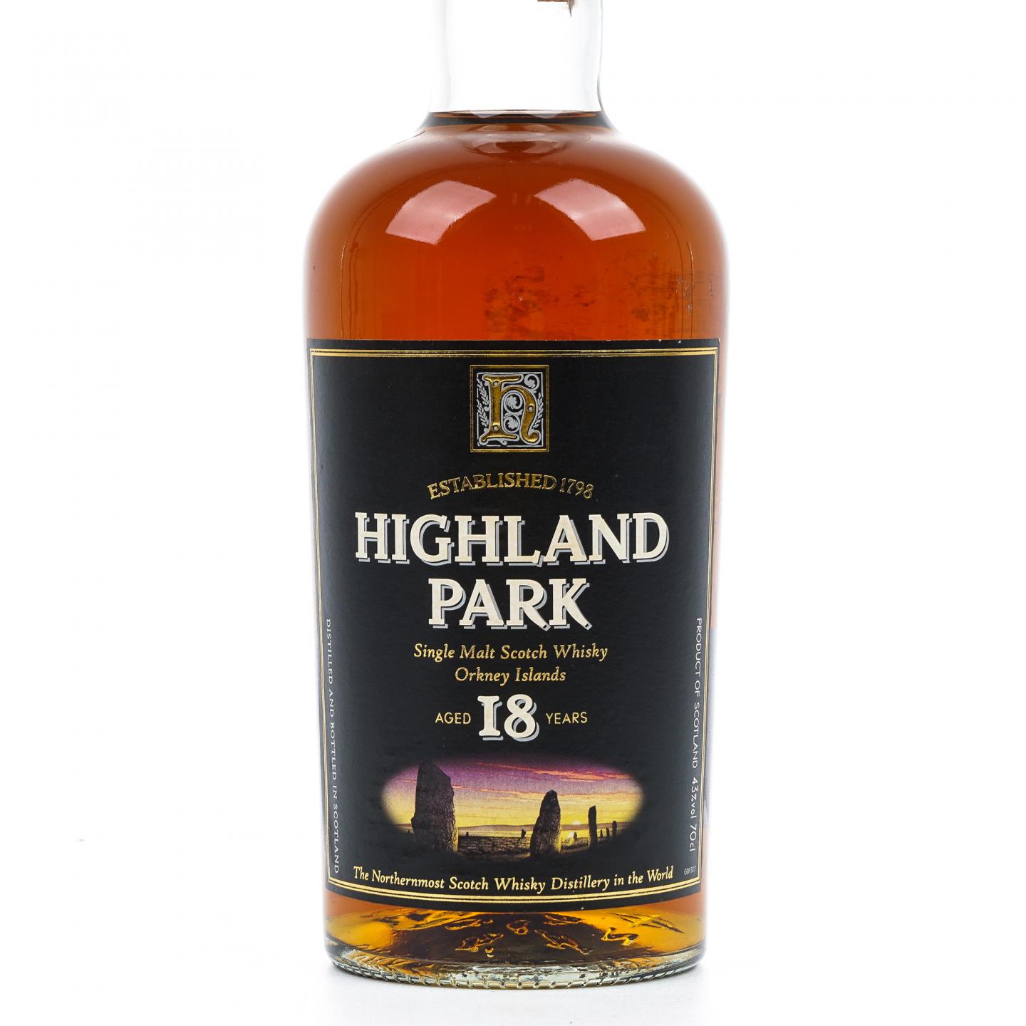 Highland Park 高原骑士 18年 旧版