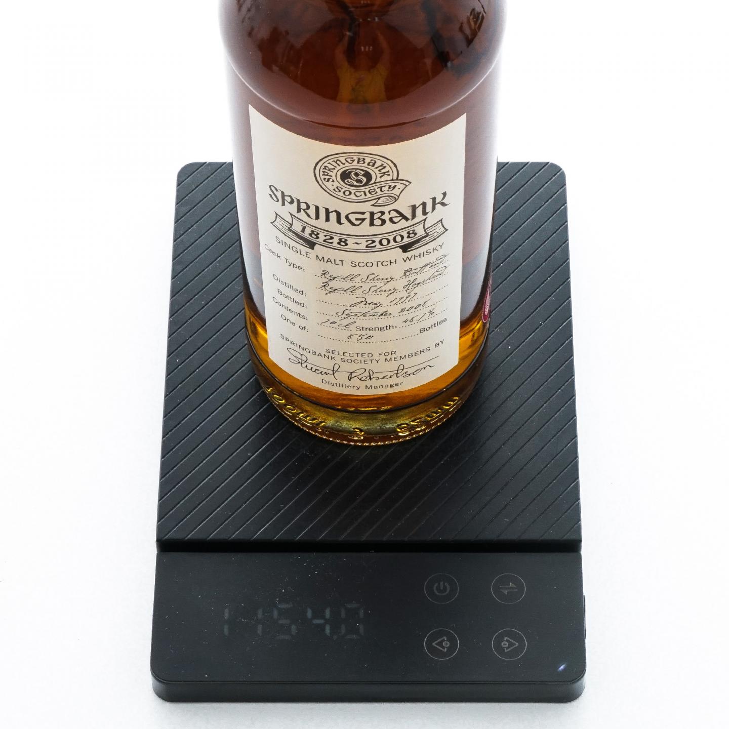 Springbank 云顶 1997-2008 雪莉桶 云顶协会