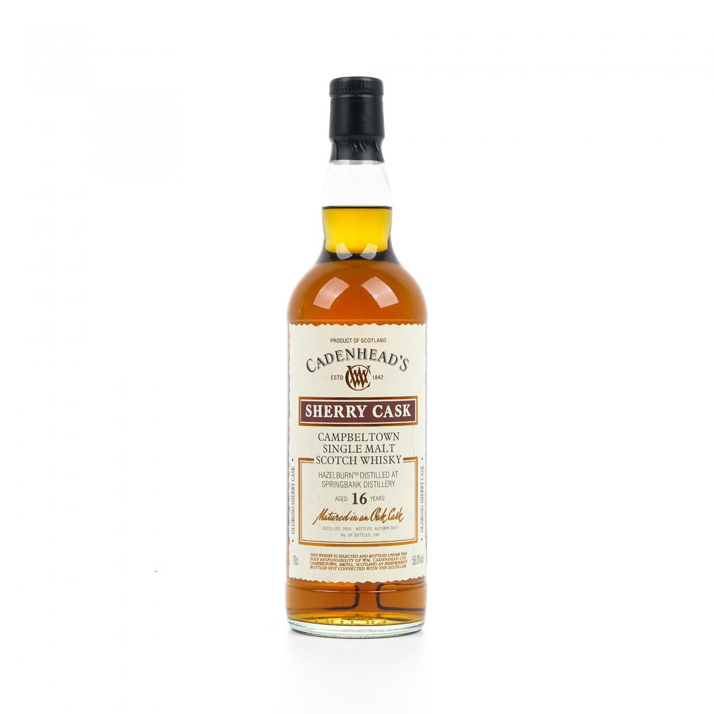 Hazelburn 哈索本 16年 云顶出品 2005-2021 雪莉桶 CA