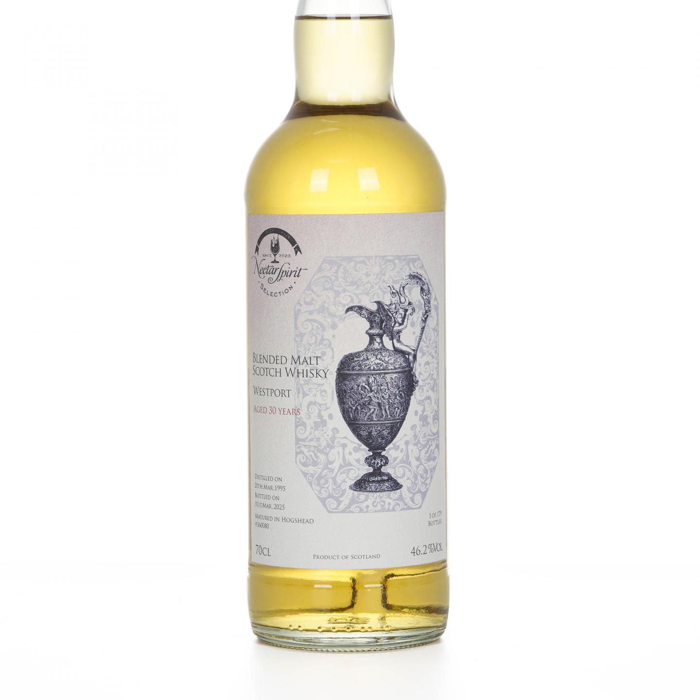 Westport 格兰杰汤匙桶 30年 1995-2025 调和麦芽 NSpS 46.2%Vol.