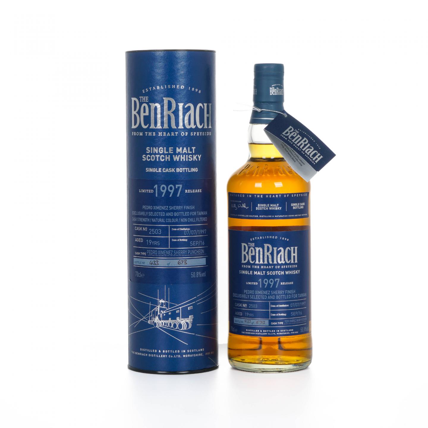 BenRiach 本利亚克 19年 1997-2016 单桶#2503