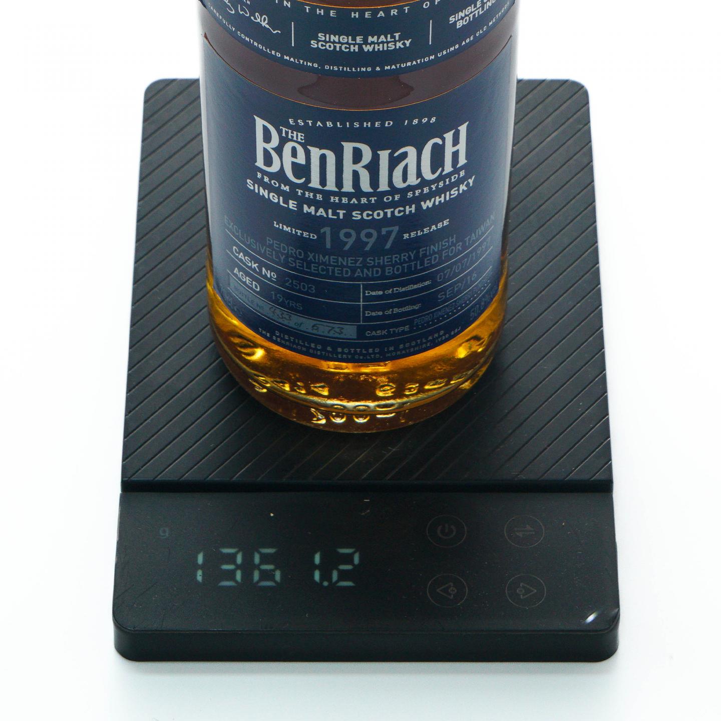 BenRiach 本利亚克 19年 1997-2016 单桶#2503