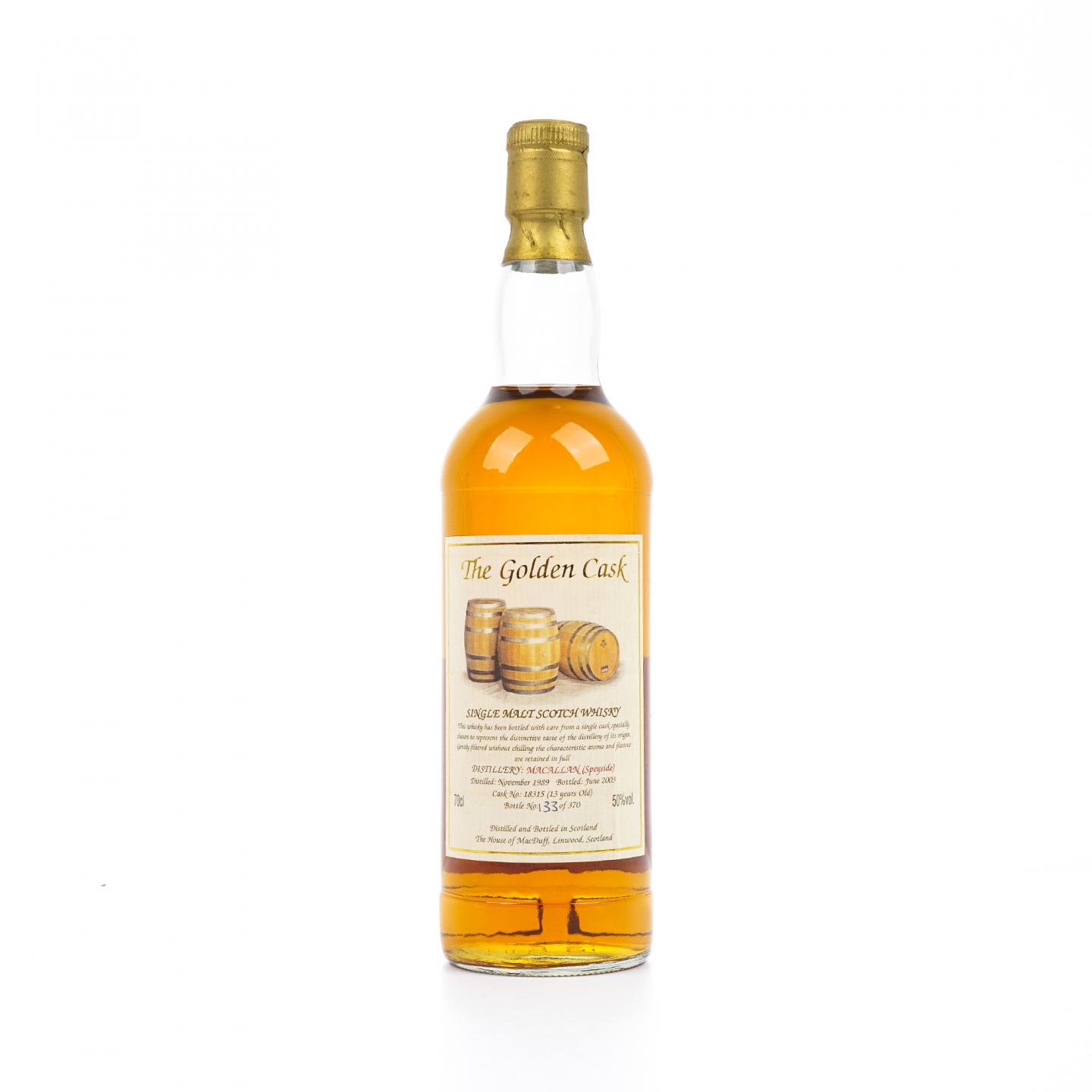 Macallan 麦卡伦 13年 1989-2003 The Golden Cask