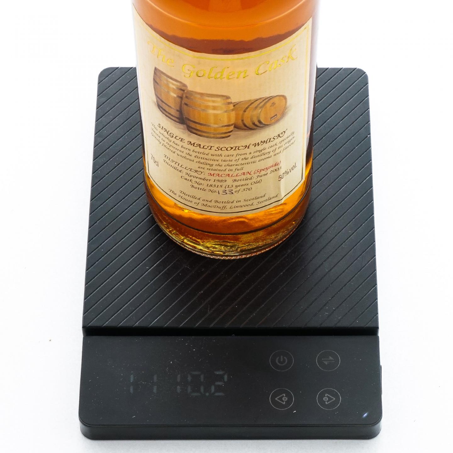 Macallan 麦卡伦 13年 1989-2003 The Golden Cask