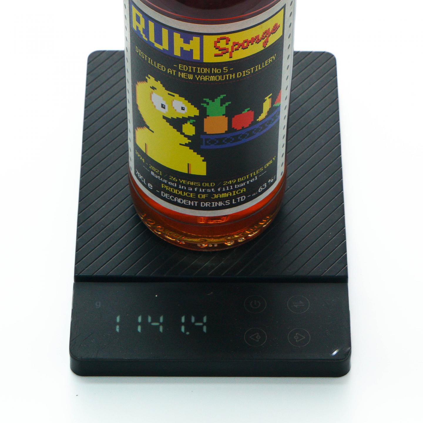 New Yarmouth 26年 1994-2021 朗姆酒海绵