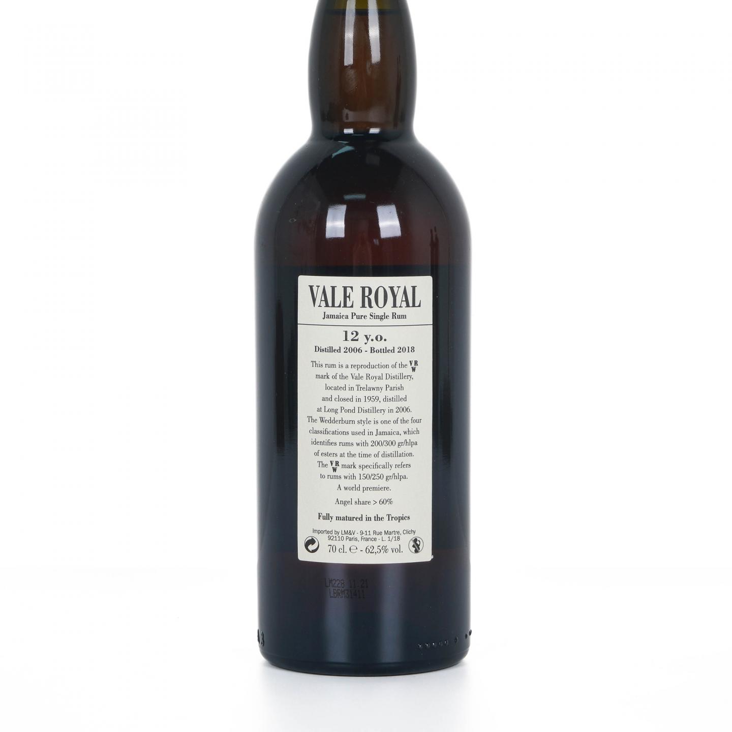 Long Pond 12年 2006-2018 牙买加朗姆酒 Vale Royal