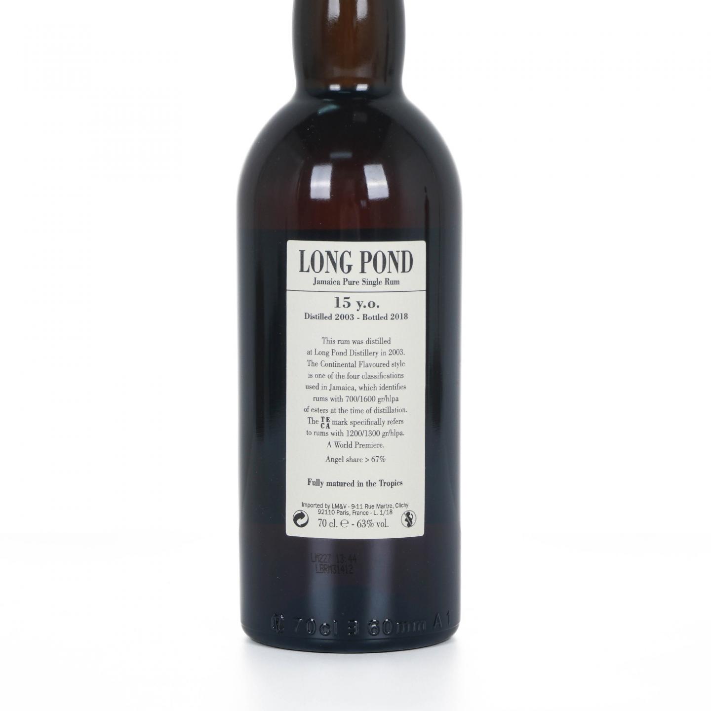 Long Pond 15年 2003-2018 牙买加朗姆酒