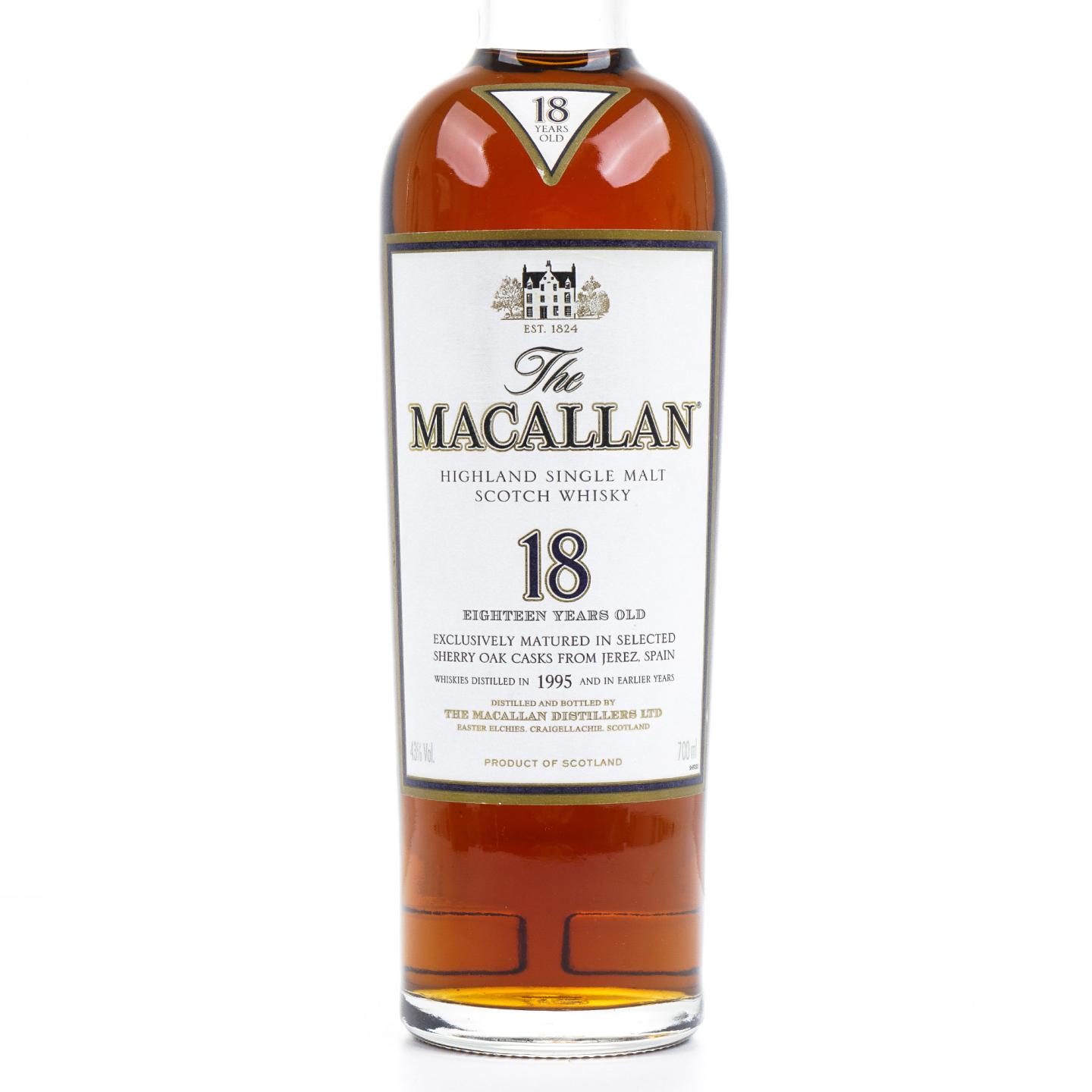 Macallan 麦卡伦 18年 1995 雪莉桶 700ml