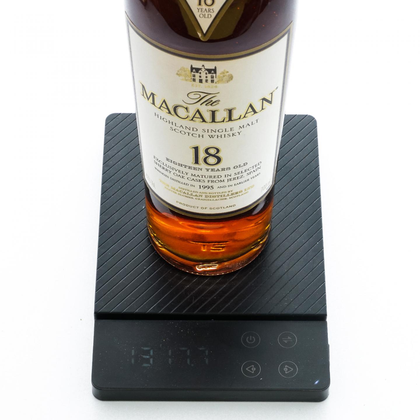 Macallan 麦卡伦 18年 1995 雪莉桶 700ml