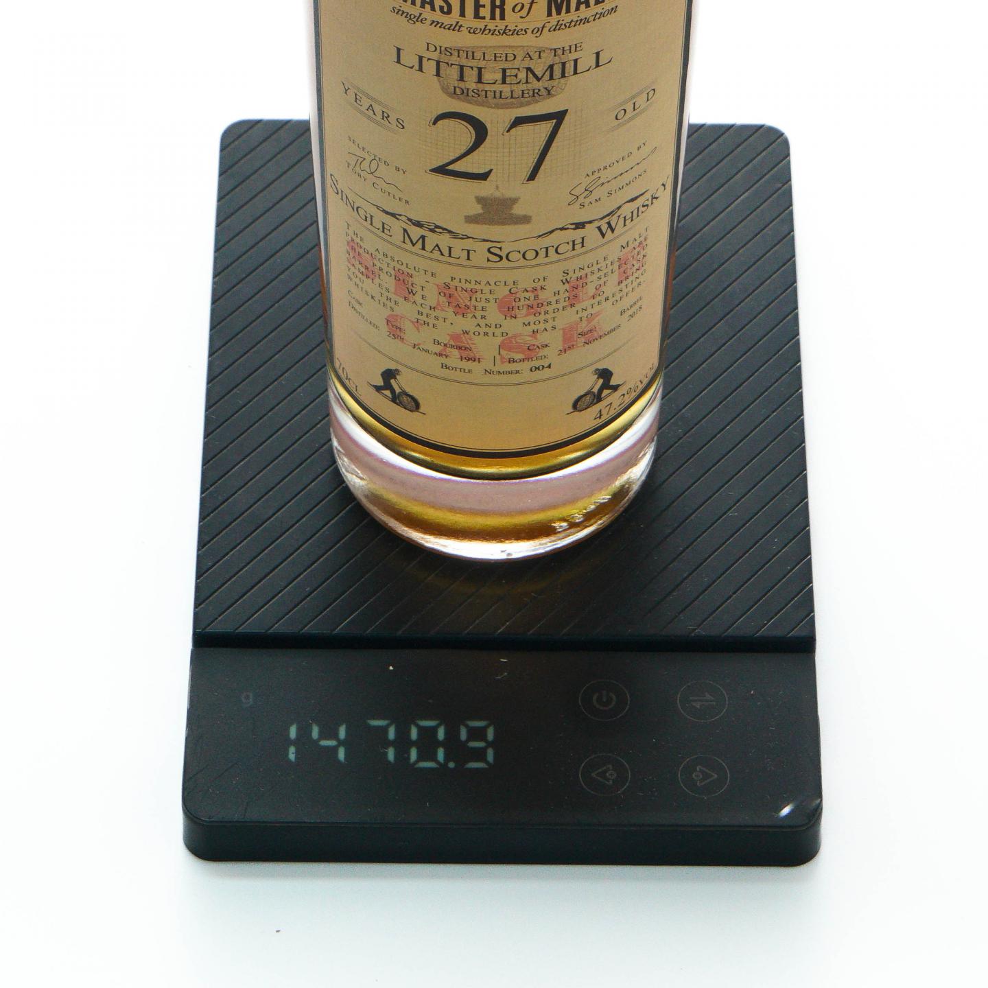 Littlemill 小磨坊 27年 1991-2018 MoM