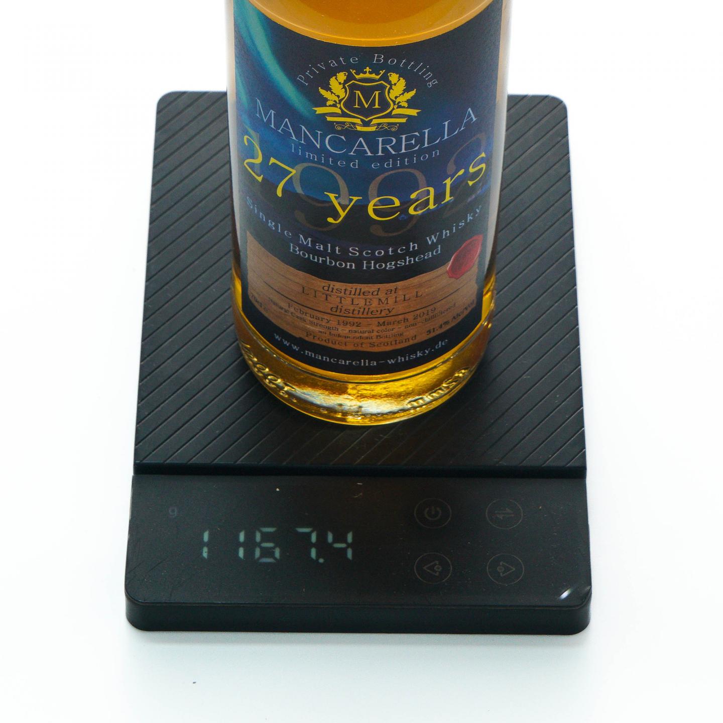 Littlemill 小磨坊 27年 1992-2019 MA