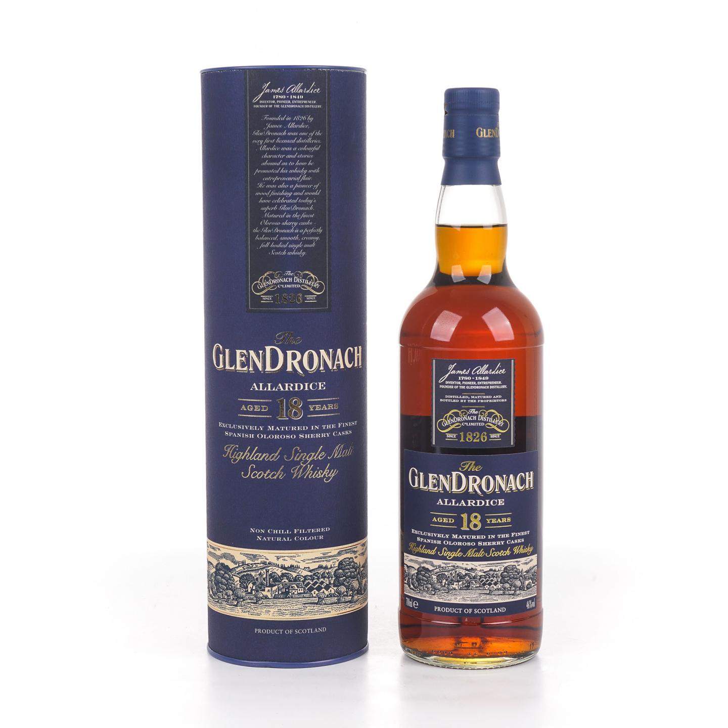 Glendronach 格兰多纳 18年 2018 雪莉桶 行货
