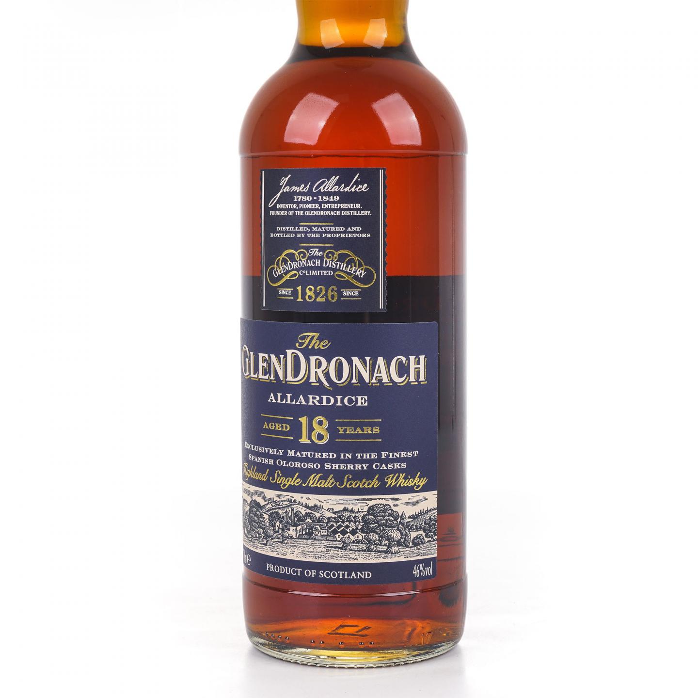 Glendronach 格兰多纳 18年 2018 雪莉桶 行货