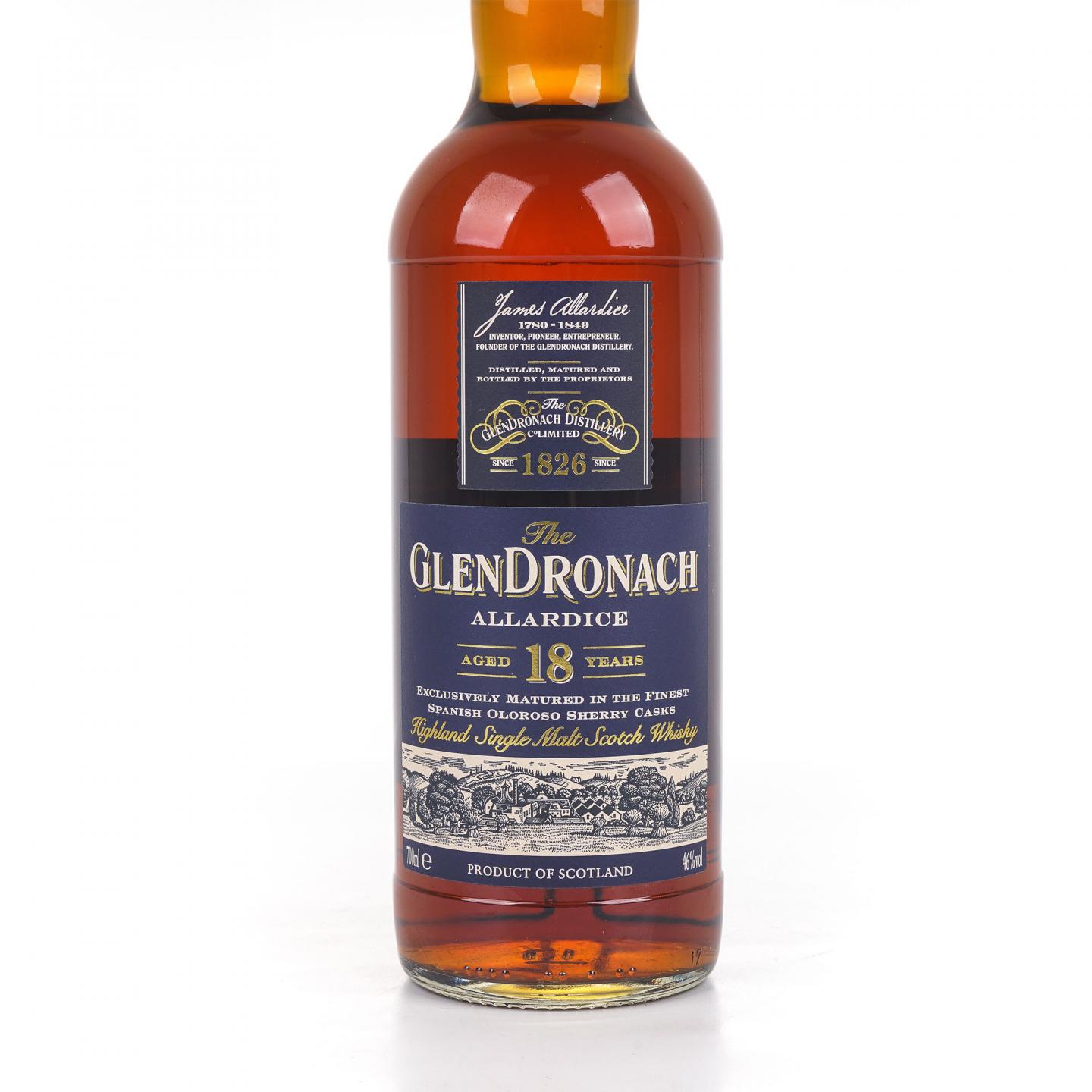 Glendronach 格兰多纳 18年 2018 雪莉桶 行货