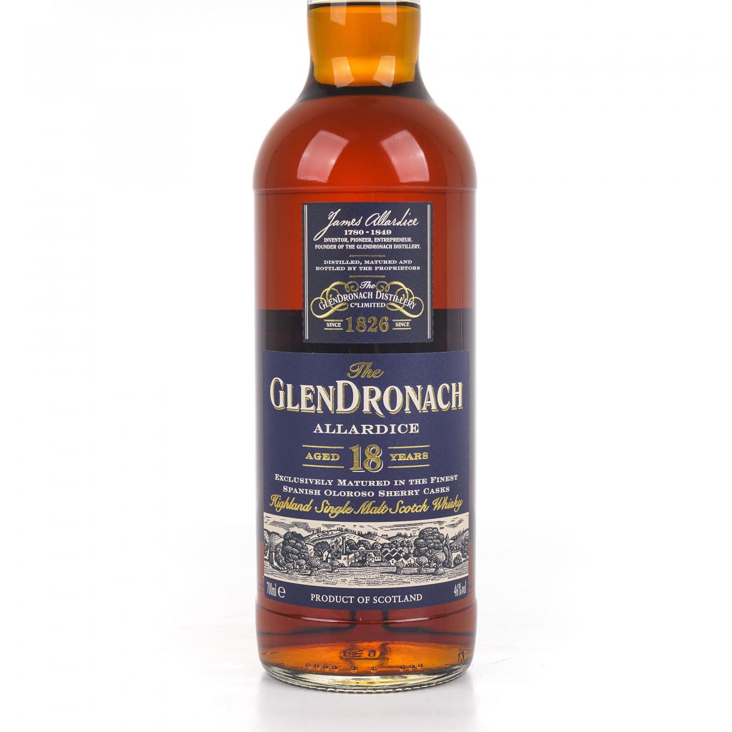 Glendronach 格兰多纳 18年 2018 雪莉桶 行货 46%