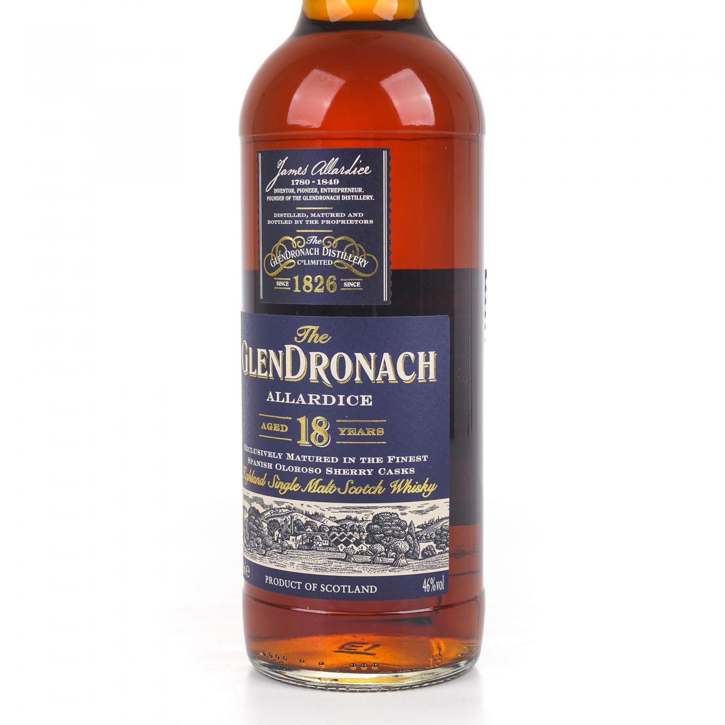 Glendronach 格兰多纳 18年 2018 雪莉桶 行货 46%