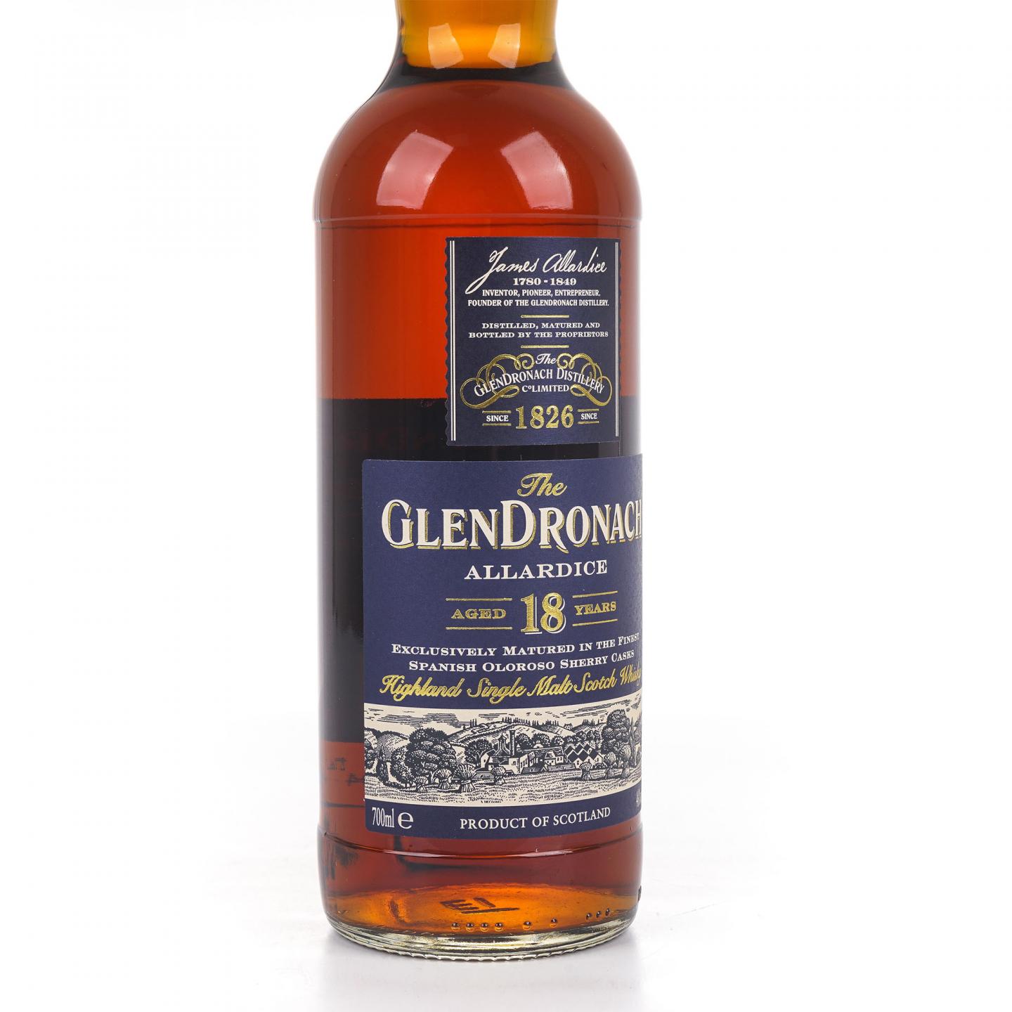 Glendronach 格兰多纳 18年 2018 雪莉桶 行货 46%