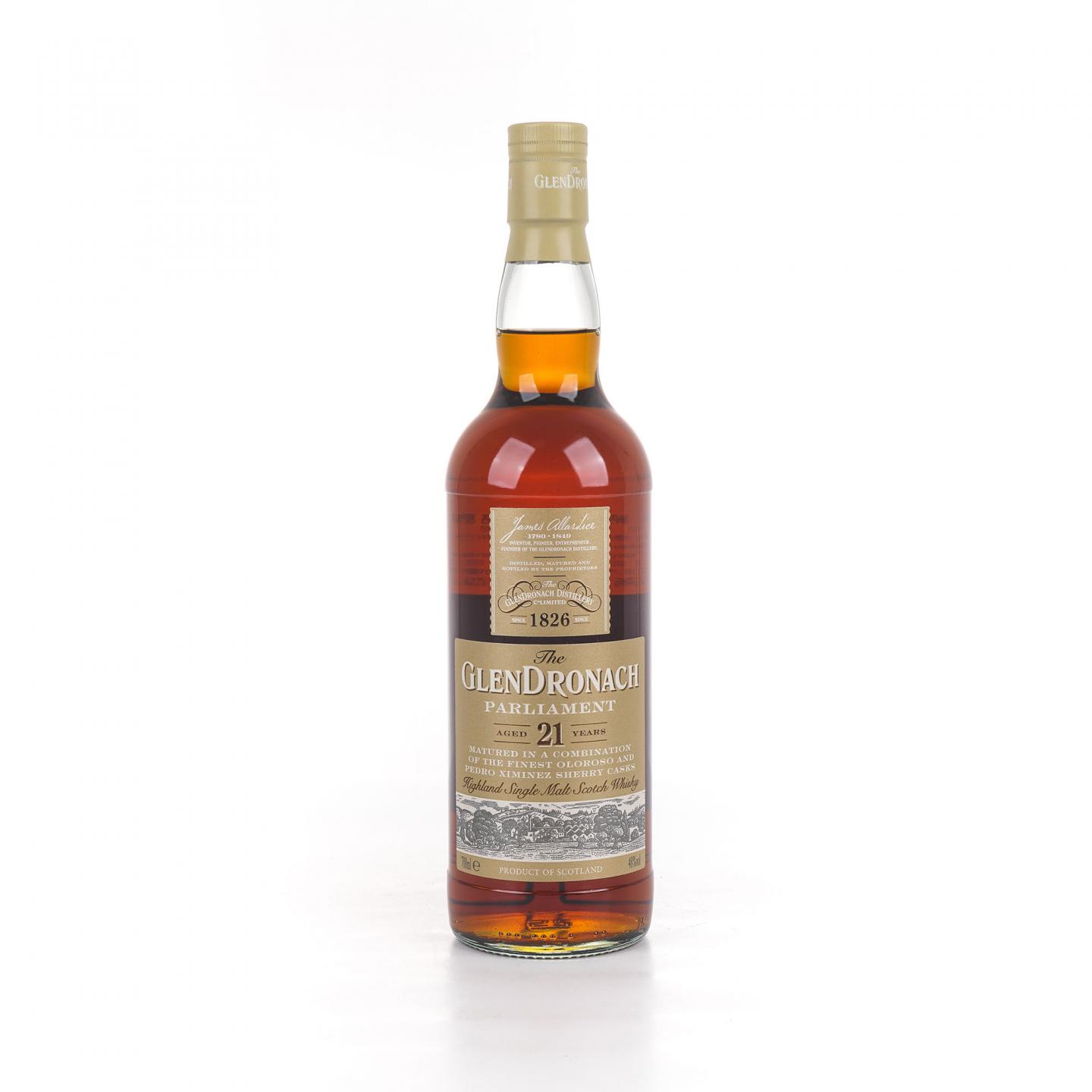 Glendronach 格兰多纳 21年 2018 Parliament