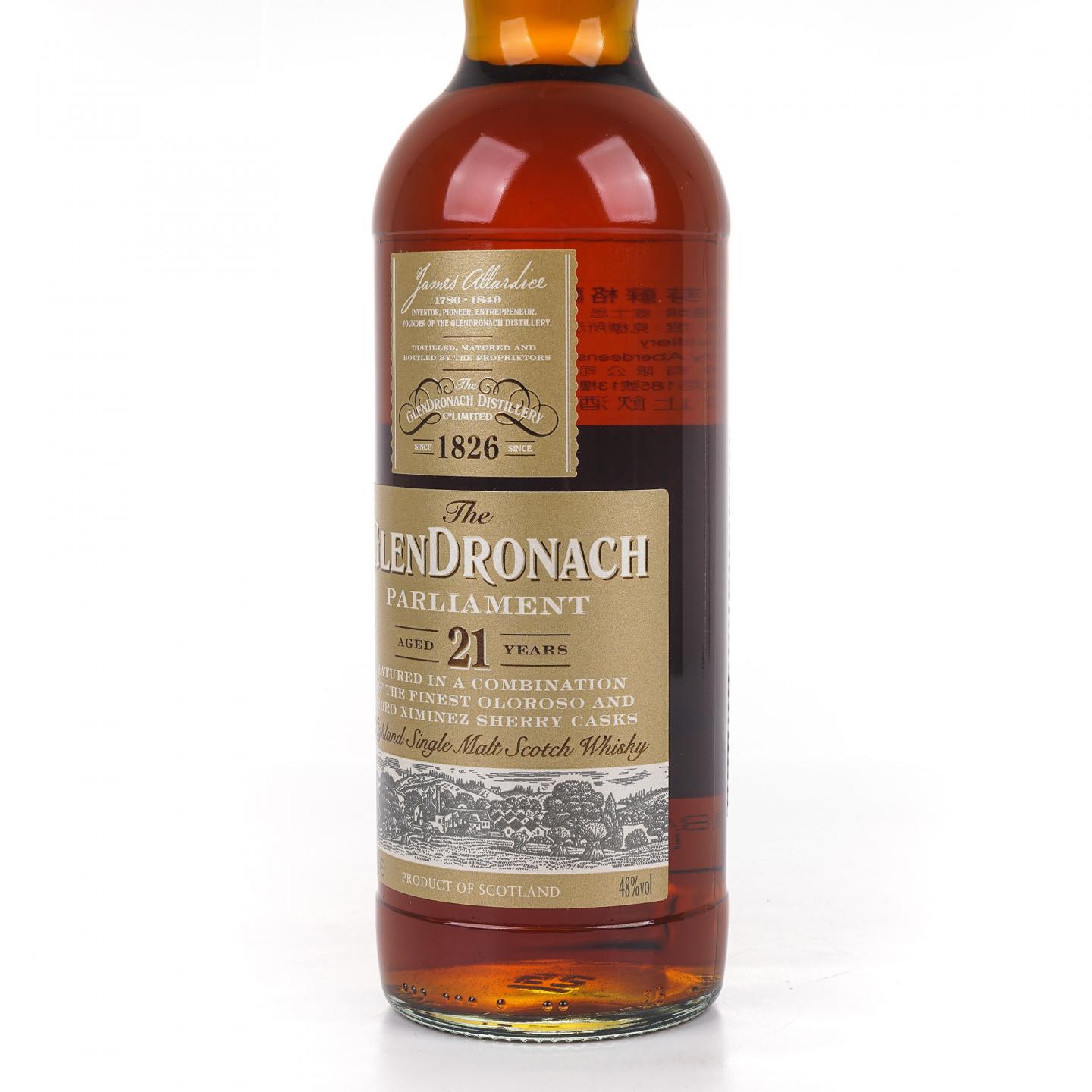 Glendronach 格兰多纳 21年 2018 Parliament