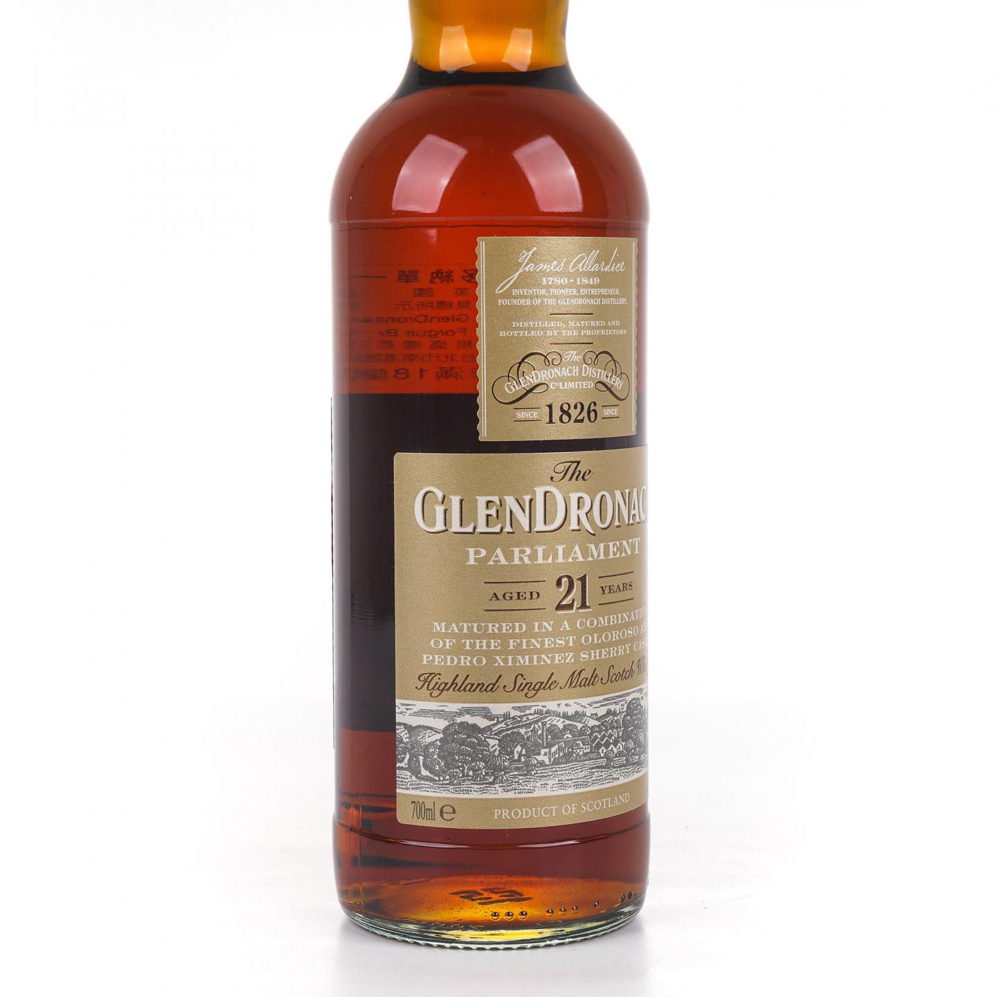 Glendronach 格兰多纳 21年 2018 Parliament