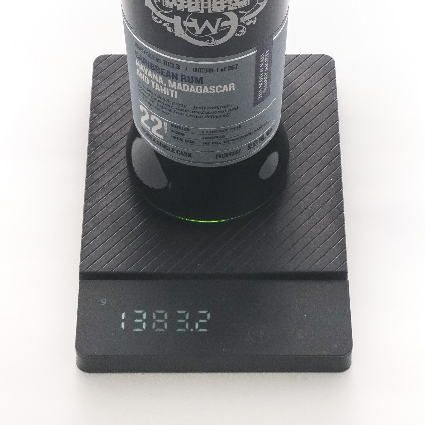 SMWS R13.3 Caroni 22年 1998 朗姆酒