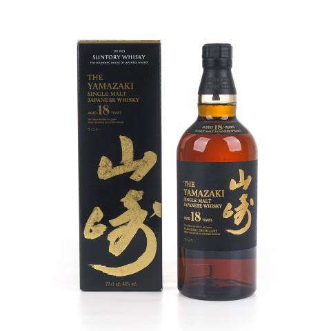 山崎 18年 黑标金字