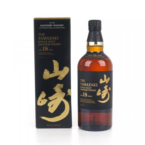 山崎 18年 黑标金字 700ml