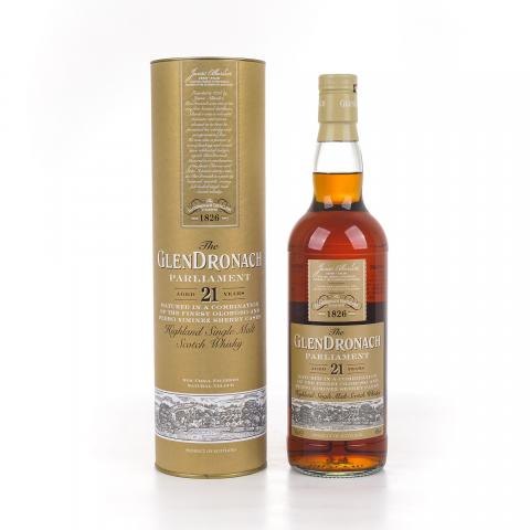 Glendronach 格兰多纳 21年 2018 Parliament 圆筒
