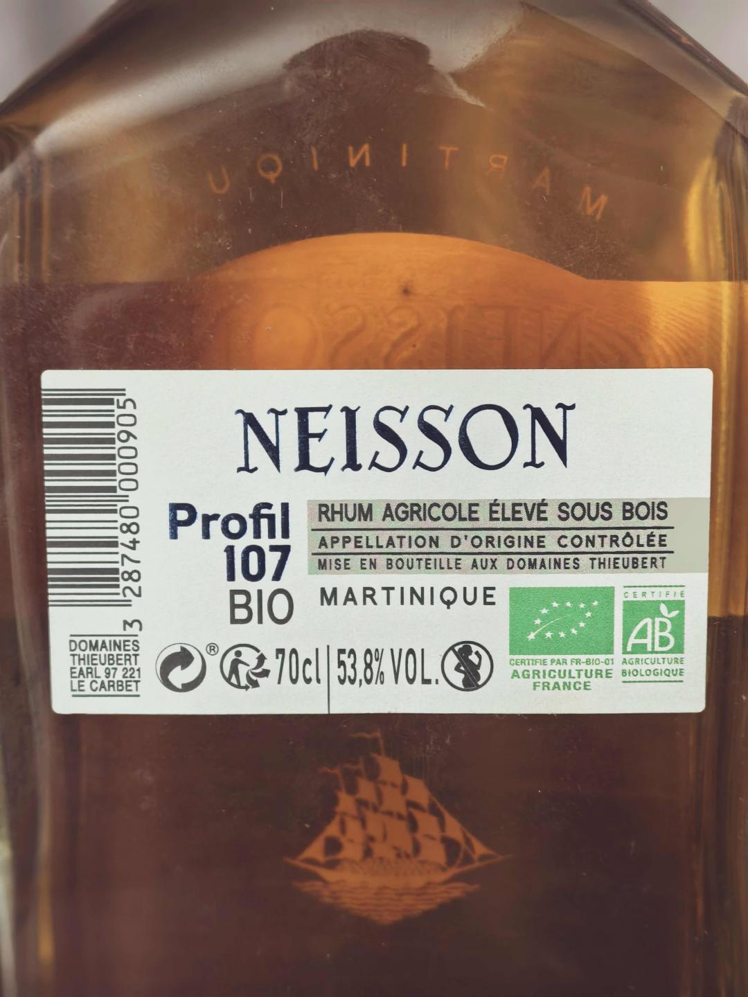 Neisson Profil 107 Bio 奈颂烤桶系列有机甘蔗版 桶强