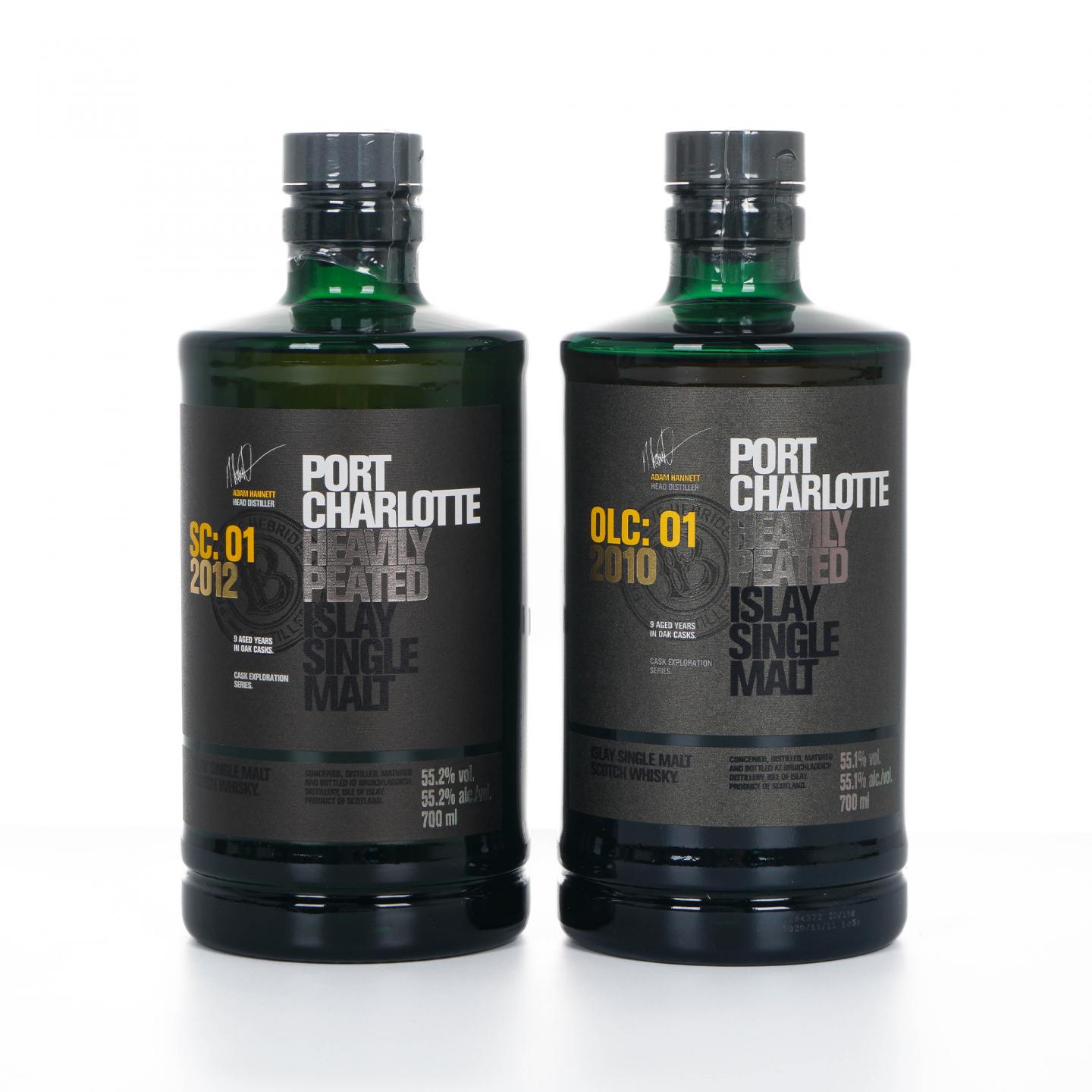 Bruichladdich 布赫拉迪 波夏 橡木桶探索系列01版/12版 2支组