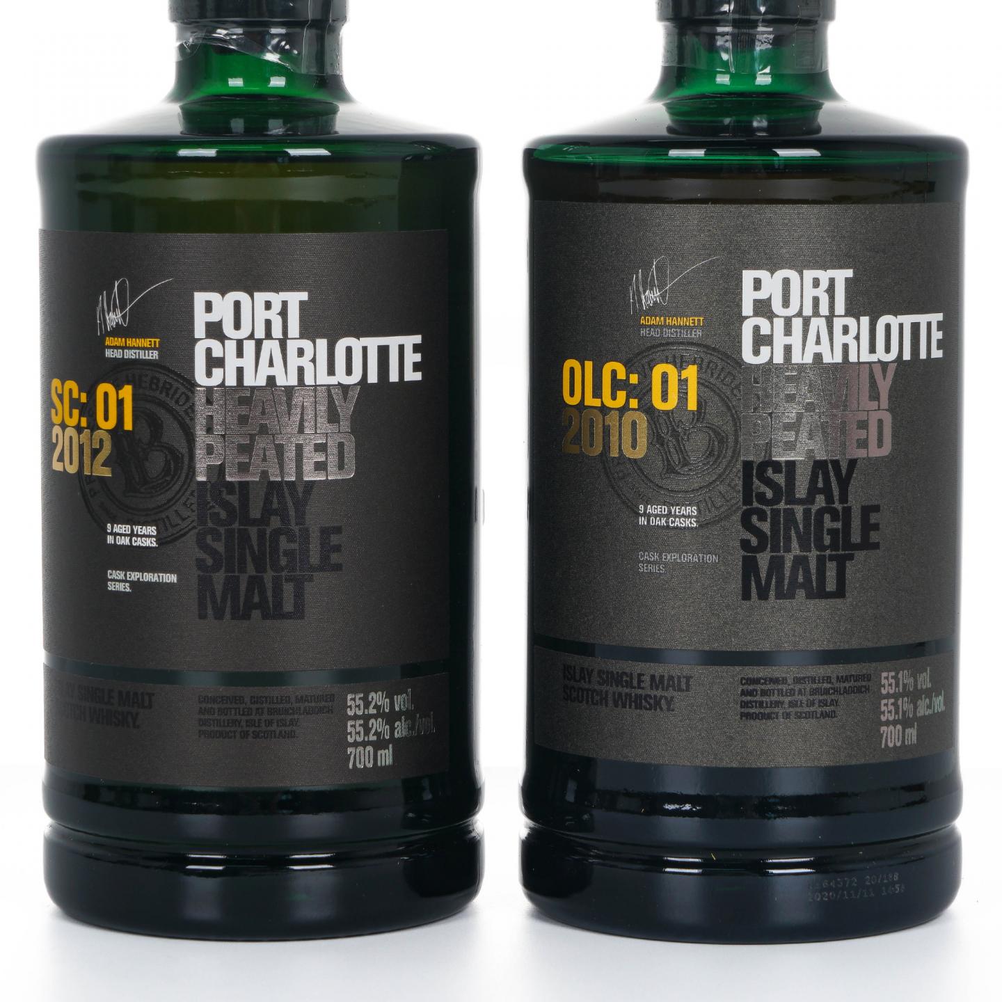 Bruichladdich 布赫拉迪 波夏 橡木桶探索系列01版/12版 2支组