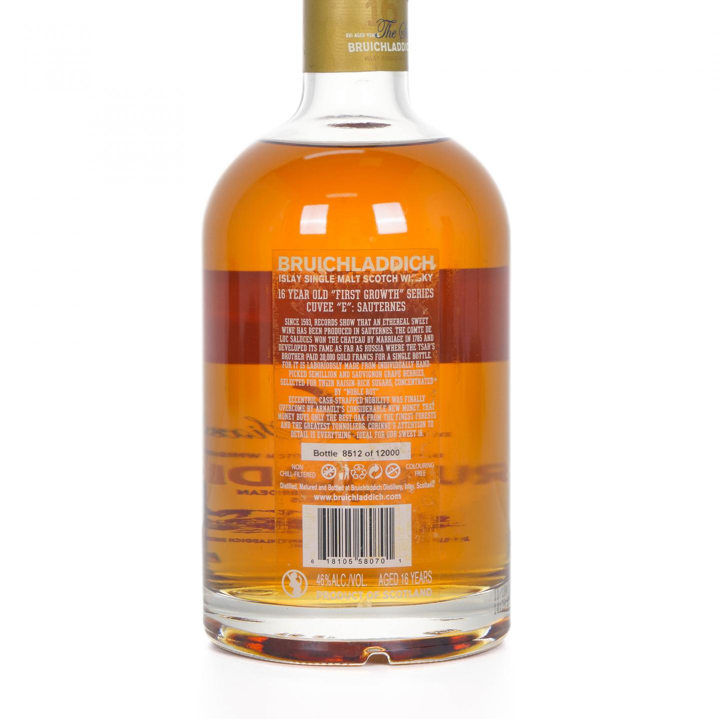 Bruichladdich 布赫拉迪 16年 2011 Cuvee E 红酒桶 非原盒