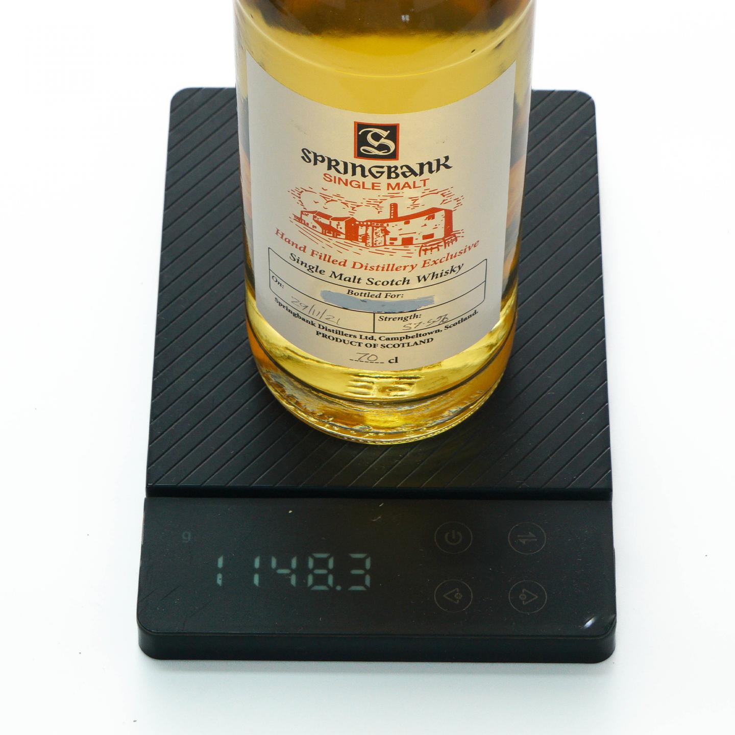 Springbank 云顶 2021 手工瓶 酒厂限量