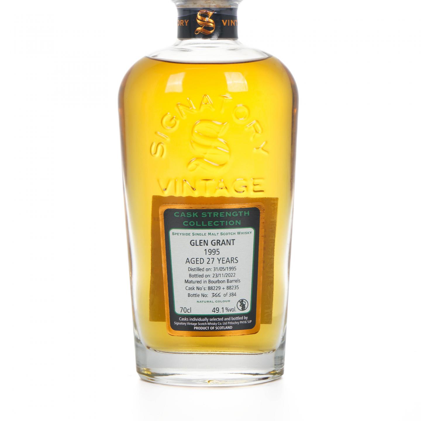 Glen Grant 格兰冠 27年 1995-2022 SV 桶强