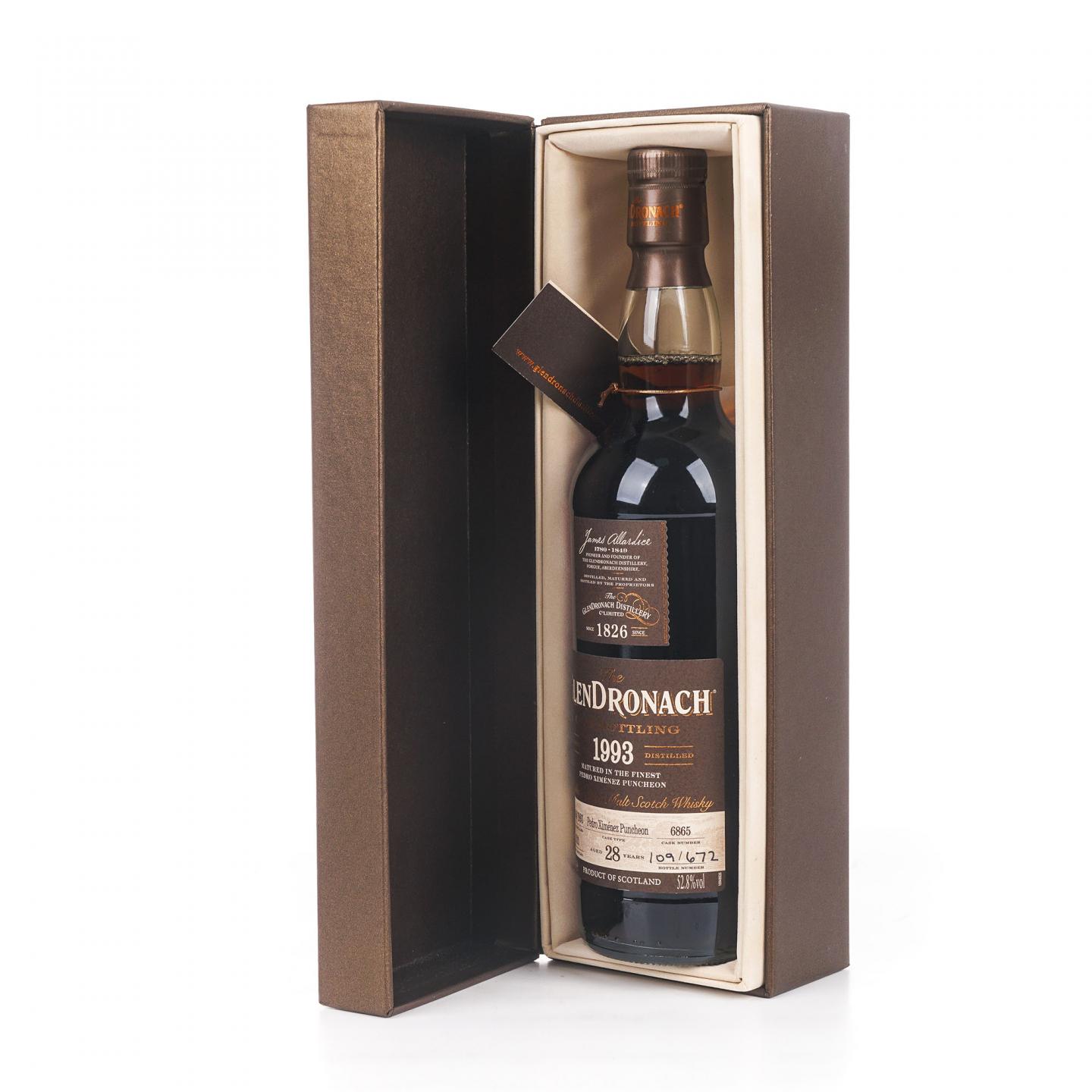 Glendronach 格兰多纳 28年 1993-2021 雪莉桶#6865