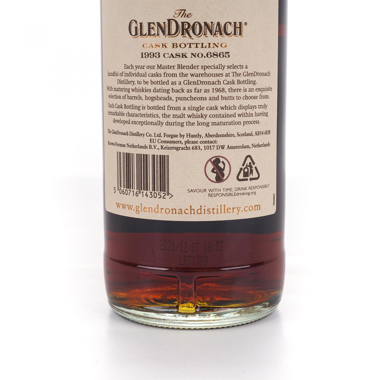 Glendronach 格兰多纳 28年 1993-2021 雪莉桶#6865