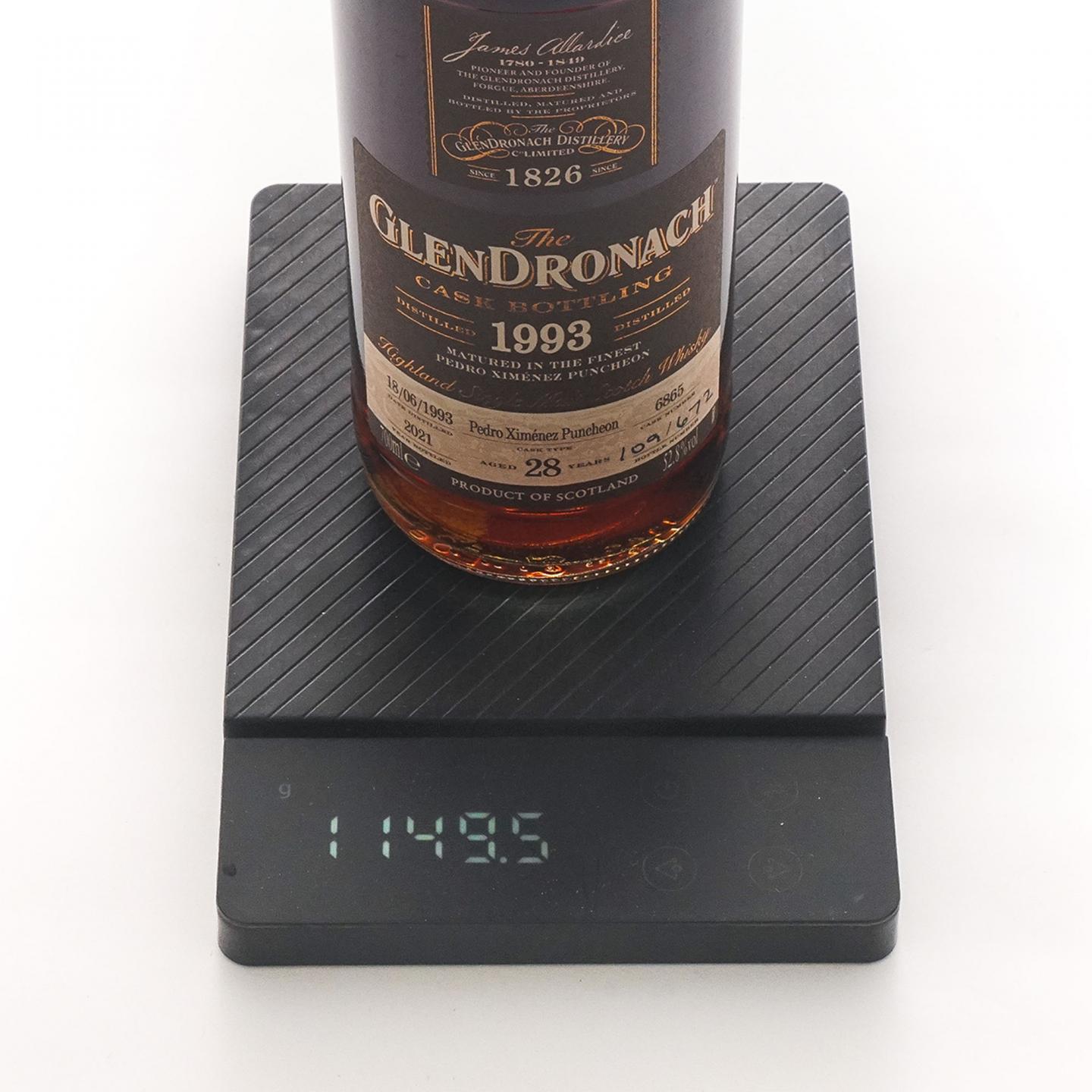 Glendronach 格兰多纳 28年 1993-2021 雪莉桶#6865