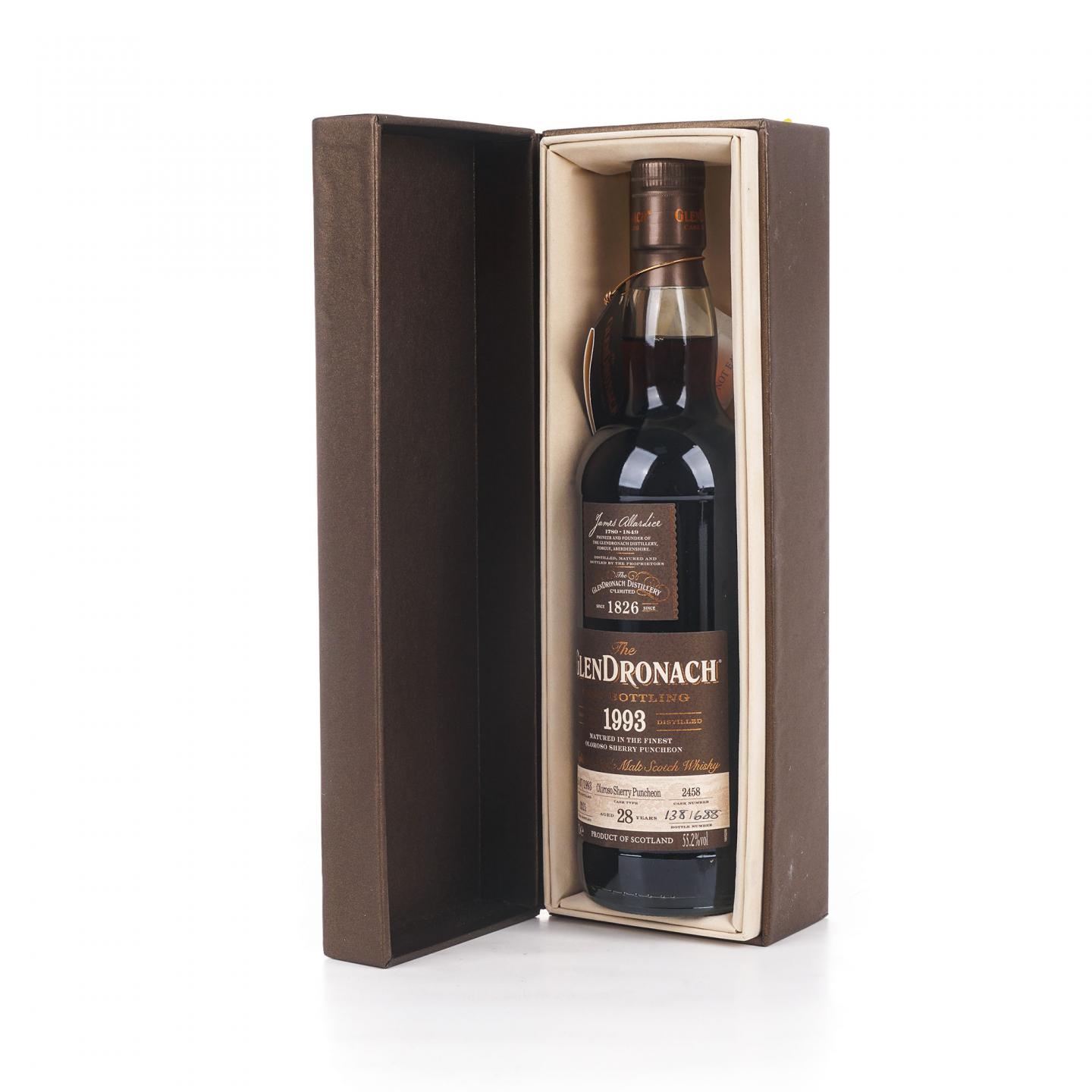 Glendronach 格兰多纳 28年 1993-2021 雪莉桶#2458