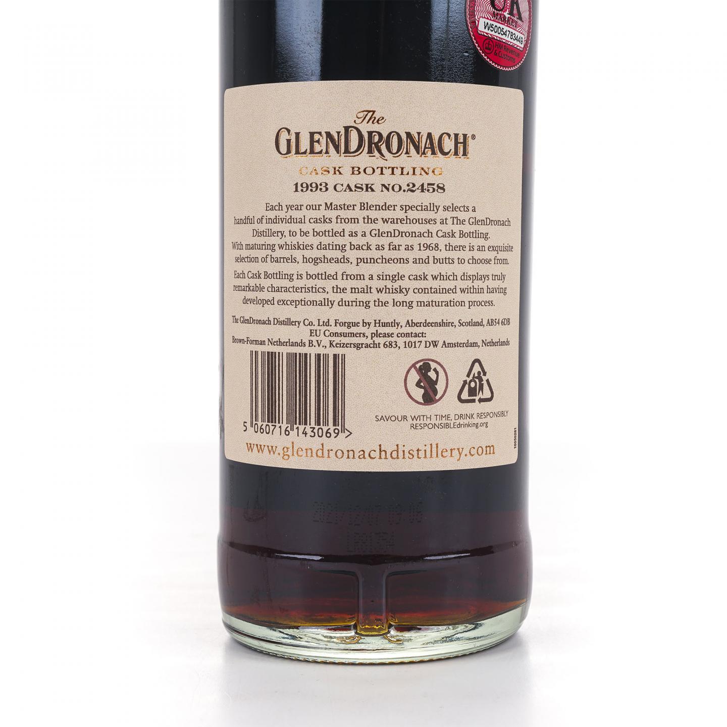 Glendronach 格兰多纳 28年 1993-2021 雪莉桶#2458
