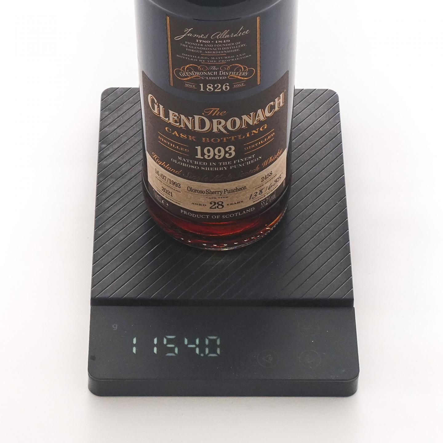 Glendronach 格兰多纳 28年 1993-2021 雪莉桶#2458