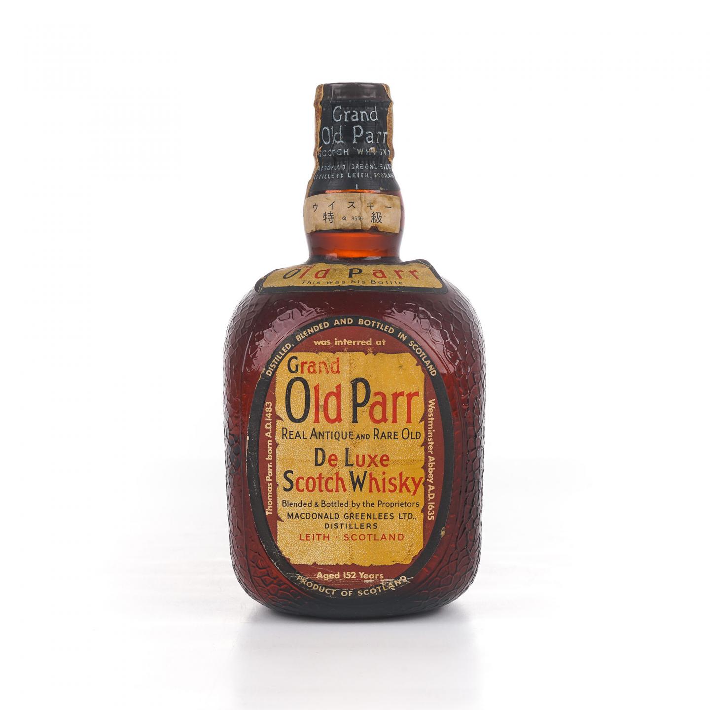 Grand Old Parr 调和 弹弓头 De Luxe Scotch Whisky 760ML