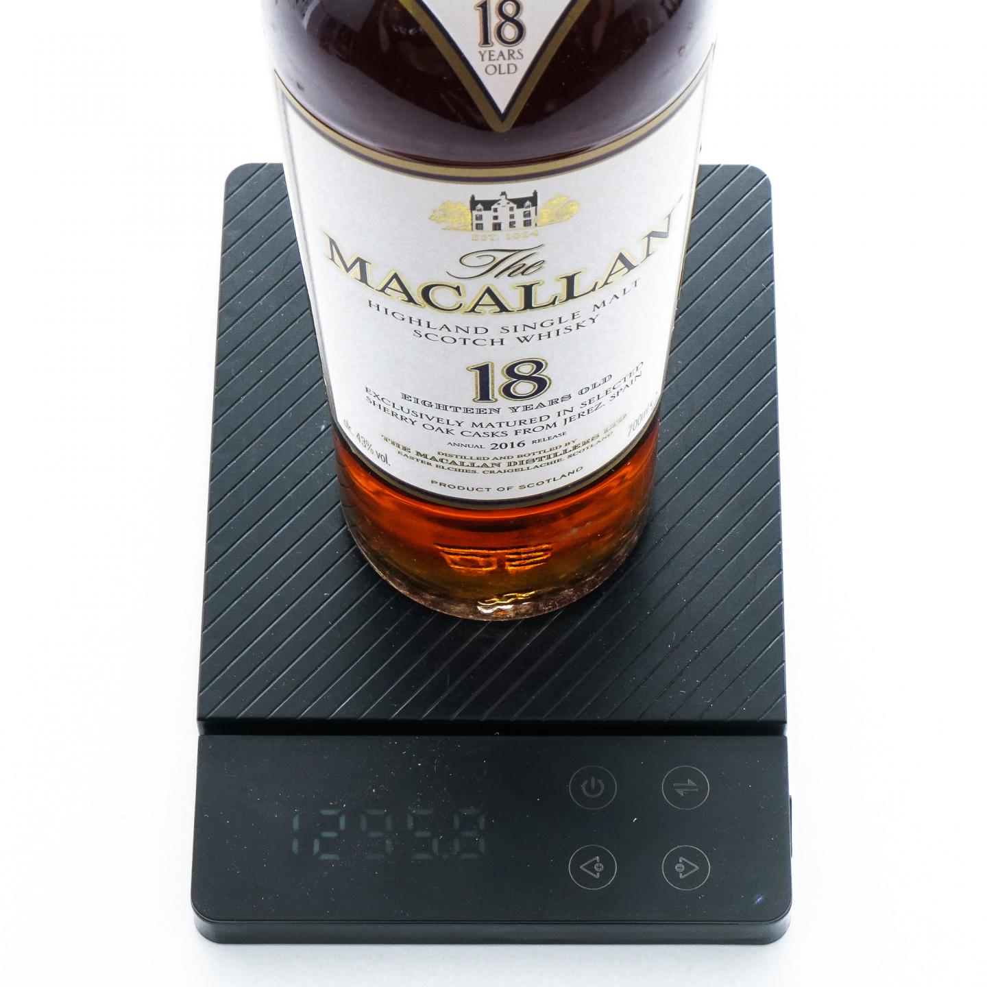 Macallan 麦卡伦 18年 2016 雪莉桶