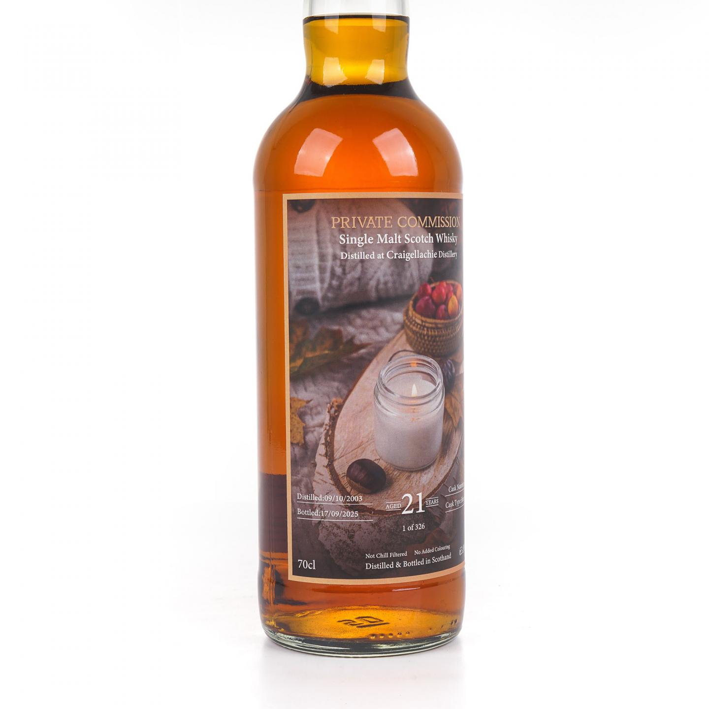 Craigellachie 克莱拉奇 21年 2003-2025 Private Commission