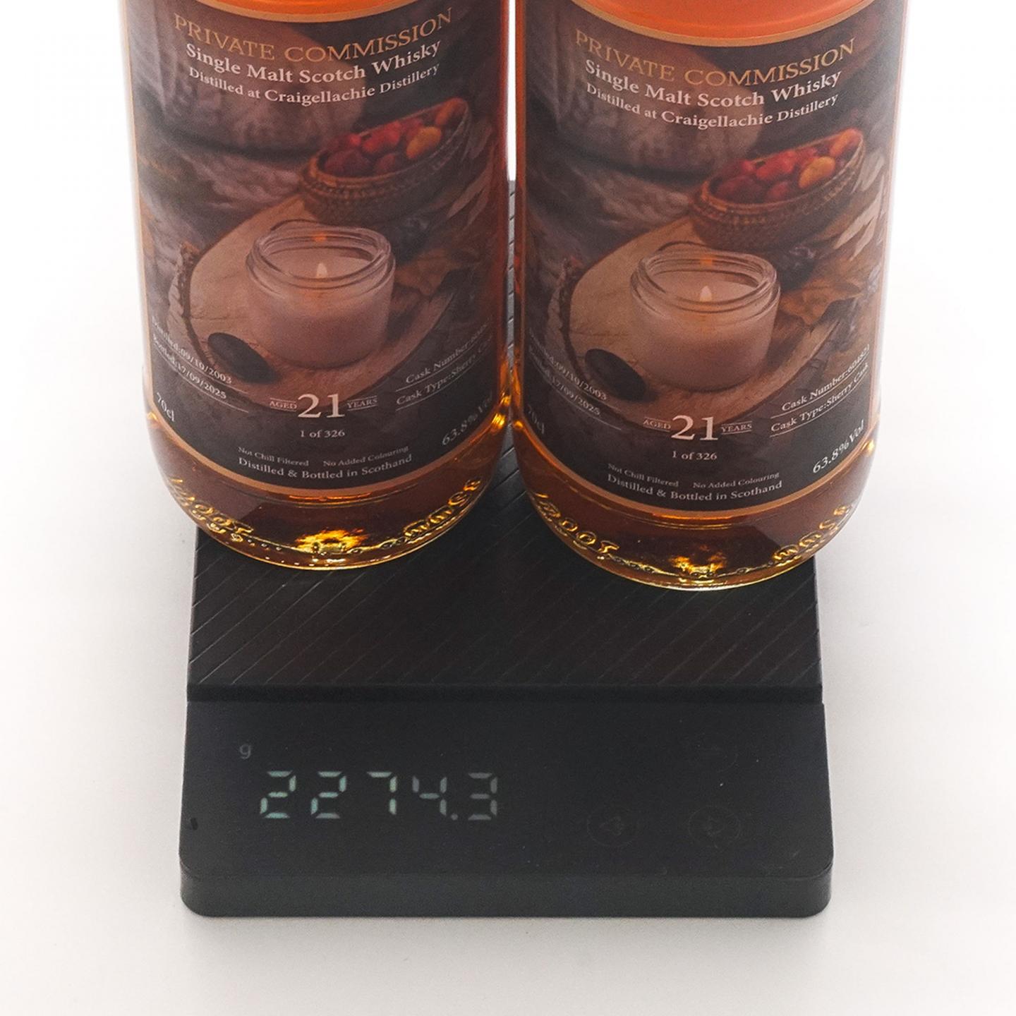 Craigellachie 克莱拉奇 21年 2003-2025 Private Commission 2瓶组