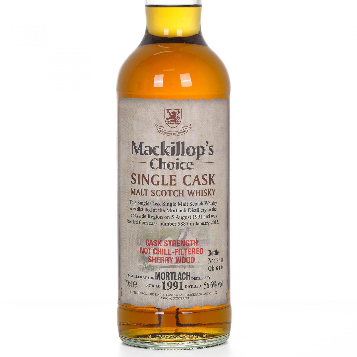 Mortlach 慕赫 1991-2015 单桶桶强 Mackillop's Choice